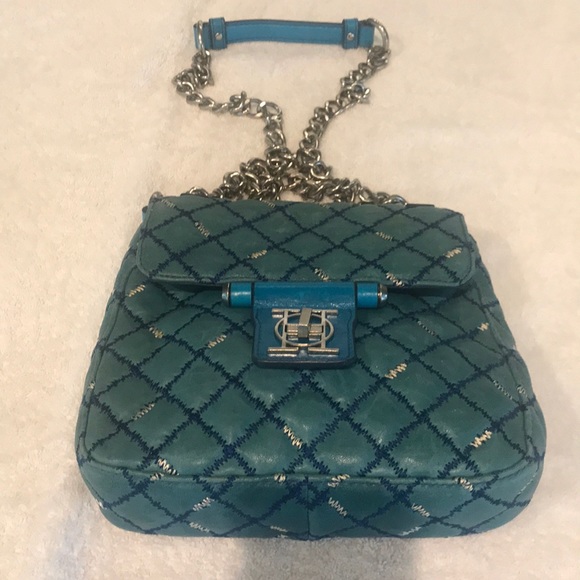 Olivia Harris Quilted Soft Leather Shoulder Purse - Picture 1 of 3
